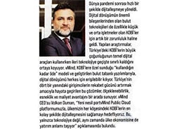 “Kobi’ler için Dijital Devrim” vMind Ekonomist Dergisi Röportajı