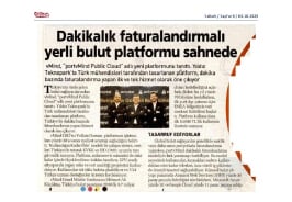 vMind Sabah Gazetesi Haberi “Dakikalık faturalandırmalı yerli bulut platformu sahnede”